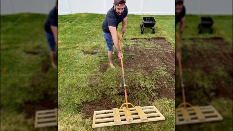 Build A DIY Lawn Leveling Rake On A Budget