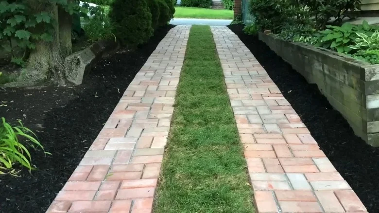 Ditch Boring Pavers: The Floral Driveway Idea To Add Visual Interest To Your Yard