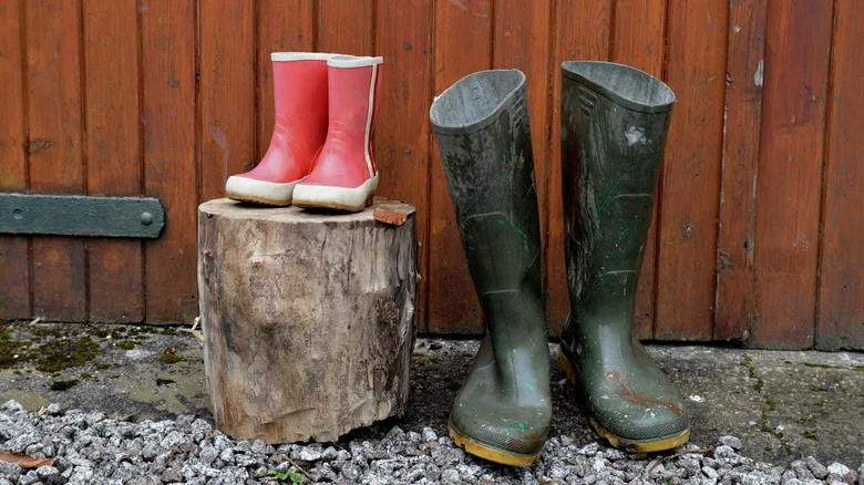Easily Repurpose An Old Pair Of Rain Boots Into Stunning Spring Garden Decor