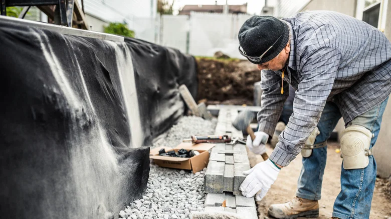 Goodbye, Boring Brick: The Colorful Retaining Wall Material That Adds Major Visual Interest
