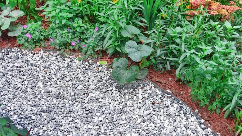 Keep Gravel And Mulch Pathways From Mixing With An Easy-To-Use Solution