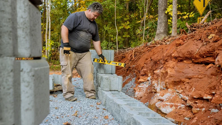 Keep It Simple: Efficiently Cut Retaining Wall Blocks With A Low-Tech Tool In Your Shed Already