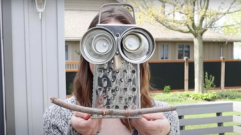 The Creative Way To Repurpose An Old Cheese Grater To Use In The Garden