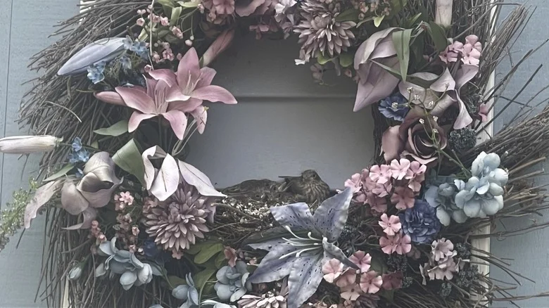 The Overlooked Solution To Stop Birds From Nesting In Your Wreaths Is So Simple