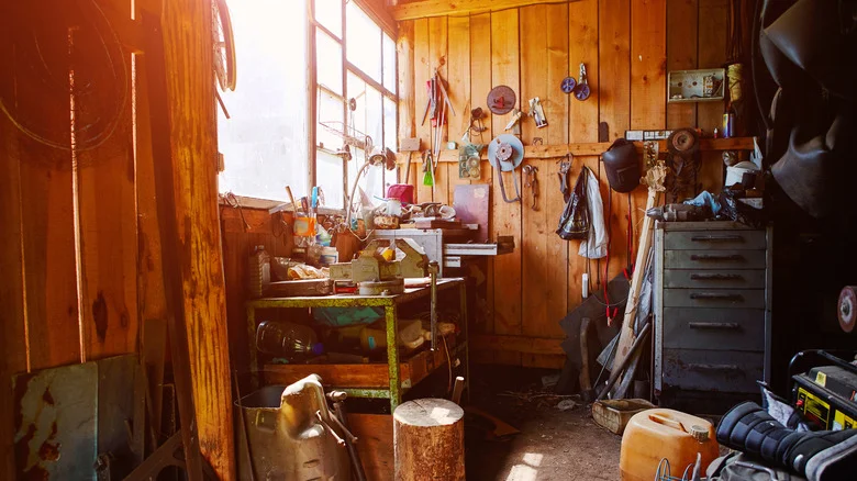 Turn An Over-The-Door Shoe Rack Into The Perfect Garden Tool Storage Solution