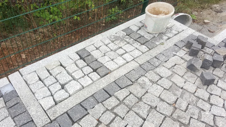 Use Saran Wrap To Make Budget-Friendly Pavers That Rival Cobblestone