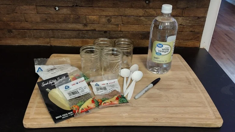 We Used Vinegar To Get Plants To Germinate But It Was Far From A Fragrant Success